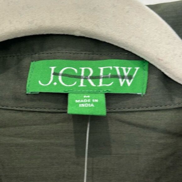 NWT J. Crew Button-up cotton voile shirt in sage green - Picture 11 of 12